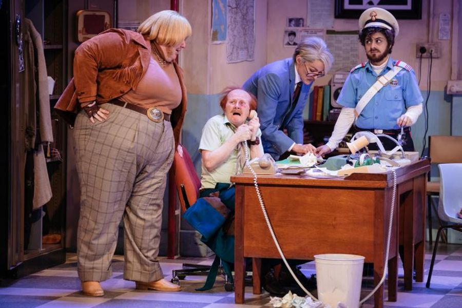 Review: ACCIDENTAL DEATH OF AN ANARCHIST Is An Absurd And Amusing Fight For Justice Presented By A Fabulous Female Cast. Image