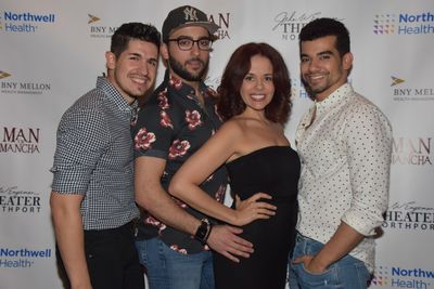 Diego Gonzalez, Cody Mowrey, Janet Dacal and Juan Luis Espinal Photo