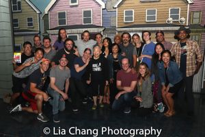 Lori Tan Chinn, Baayork Lee, Raymond J. Lee, Daniel May, Yuka Takara visit with the cast of GETTIN' THE BAND BACK TOGETHER @ BroadwayWorld Lori Tan Chinn, Baayork Lee, Raymond J. Lee, Daniel May, Yuka Takara visit with the c Photo