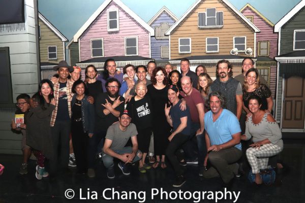 Lori Tan Chinn, Baayork Lee, Raymond J. Lee, Daniel May, Yuka Takara visit with the c Photo