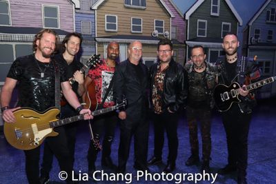 The Band; Mike, Justin Rothberg, Kevin Ramessar, Paul Shaffer, Sonny Paladino, Joe Be Photo