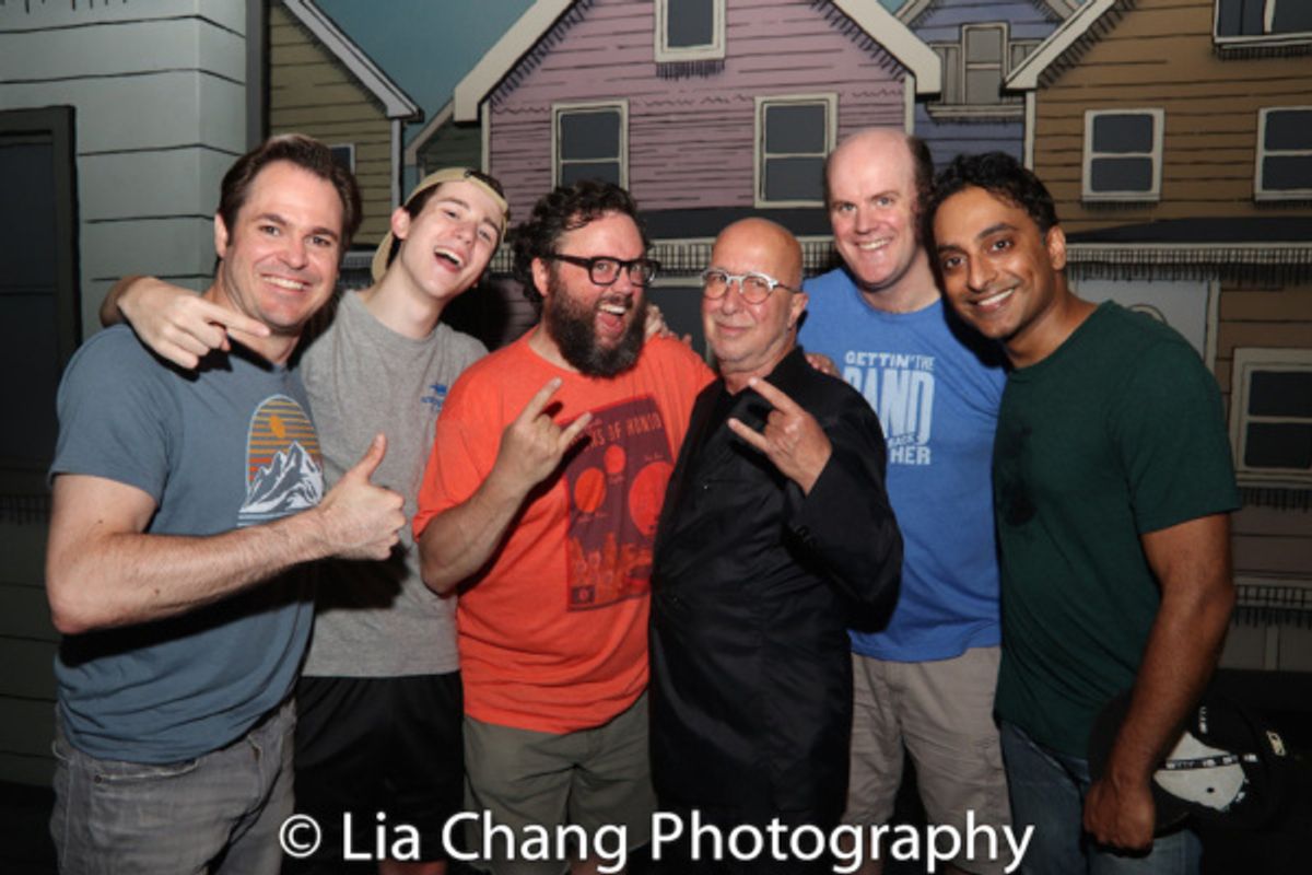 Mitchell Jarvis, Sawyer Nunes, Jay Klaitz, Paul Shaffer, Paul Whitty and Manu Narayan at 