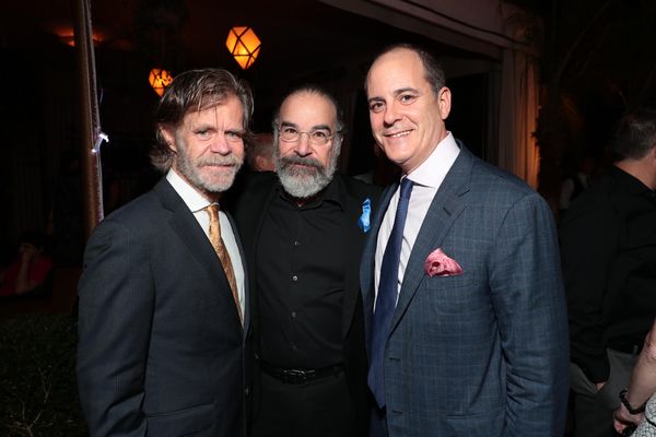 William H. Macy, Mandy Patinkin and David Nevins Photo