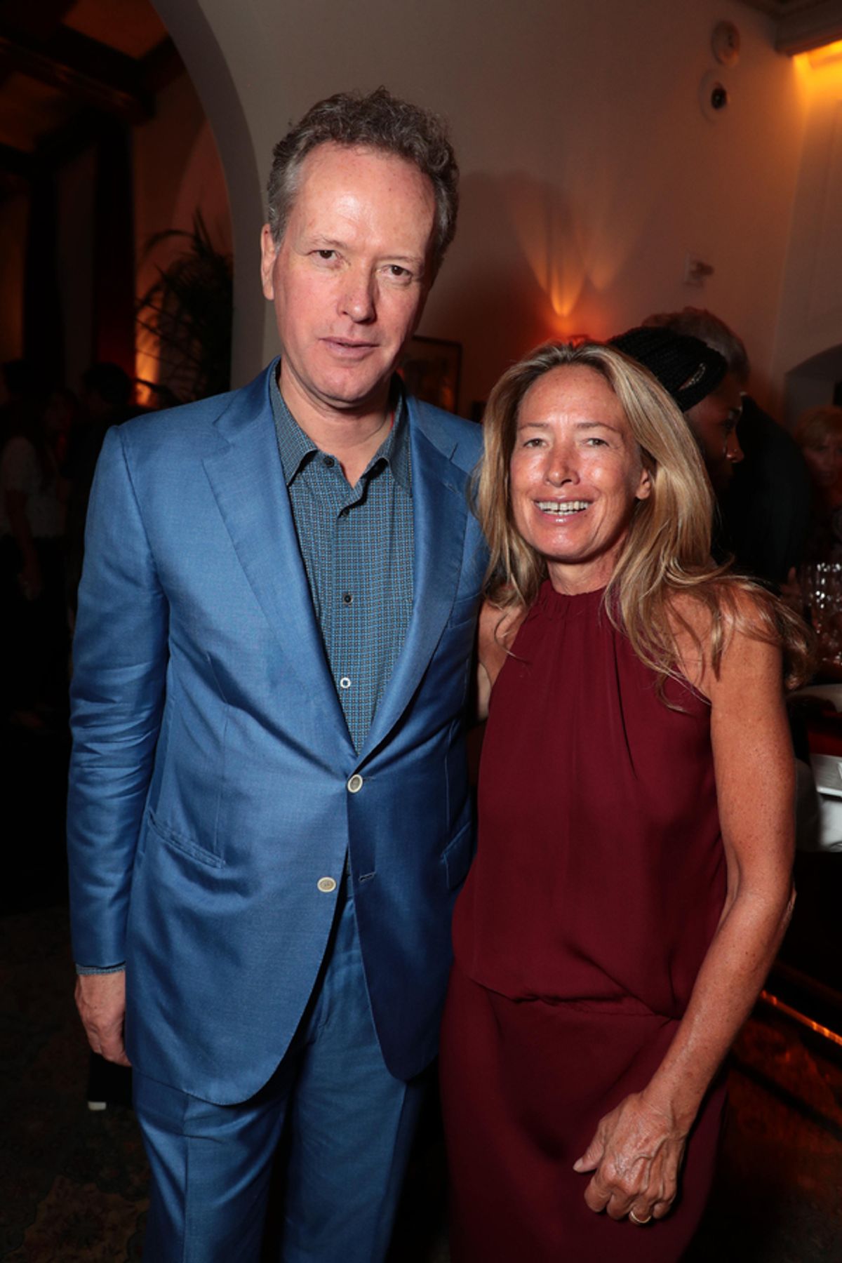 Edward St. Aubyn and Rachael Horovitz  at 