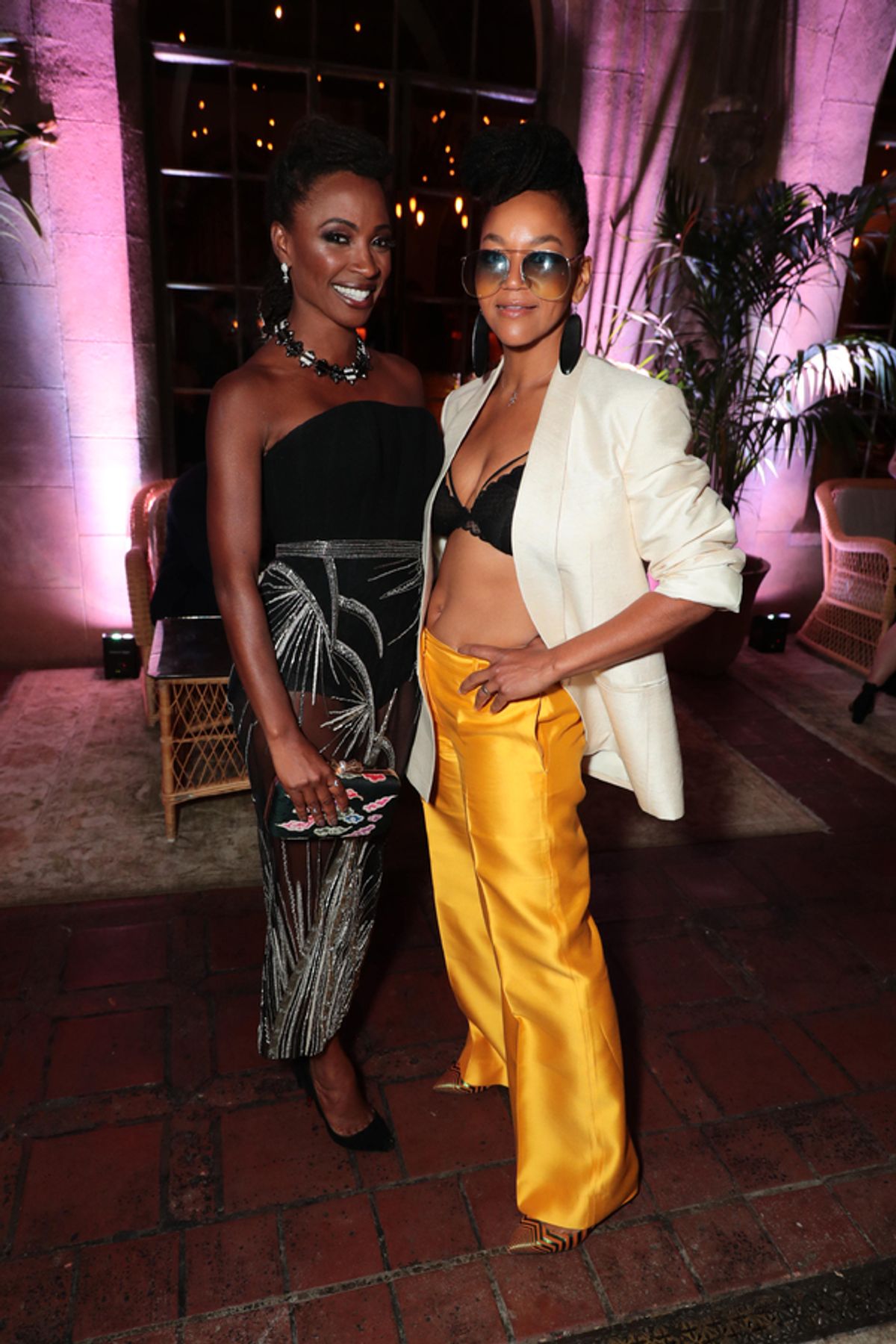 Shanola Hampton and Crystal Dickinson  at 