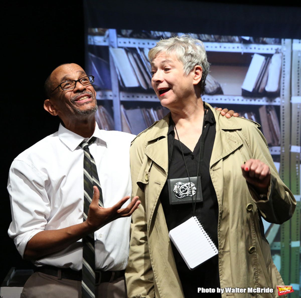 Royston Scott and Colleen Oâ€™Neill from the Cast of 'Tony Stinkmetal's SlashR' at 