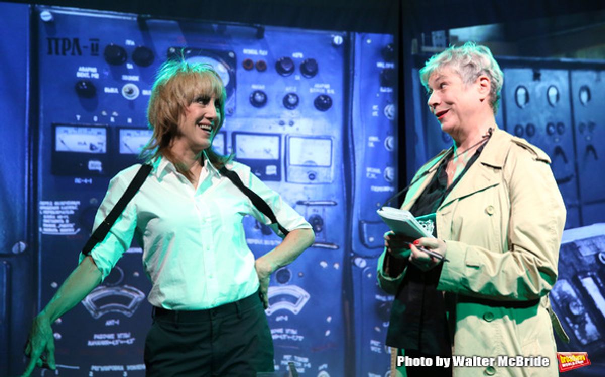 Nora Burns and Colleen Oâ€™Neill from the Cast of 'Tony Stinkmetal's SlashR' at 