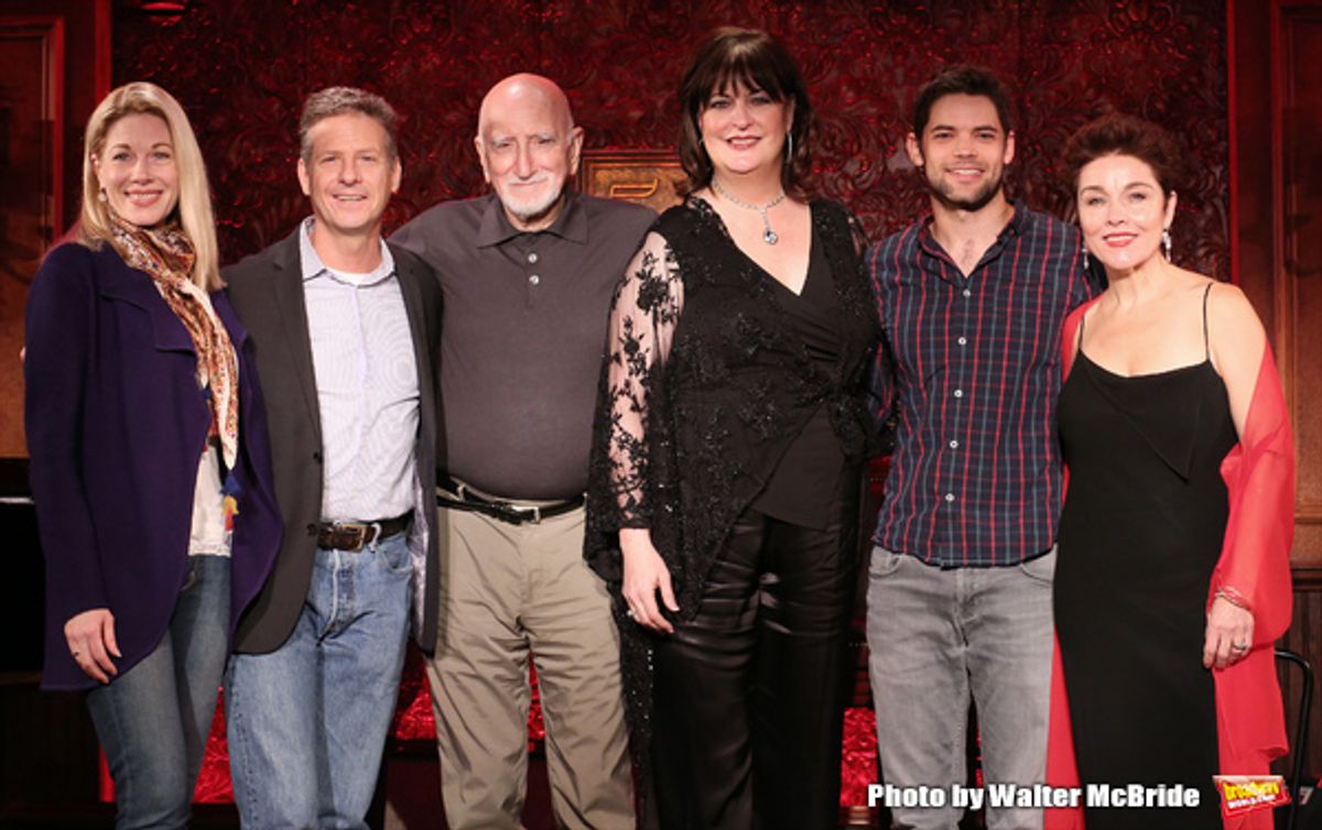 Marin Mazzie, Martin Moran, Dominic Chianese, Ann Hampton Callaway, Jeremy Jordan and Christina Andreas attend the 54 Below Press Preview at 54 Below on October 23, 2014 in New York City. at 