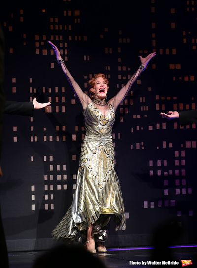 Marin Mazzie during the Broadway Opening Night Performance Curtain Call for ''Bullets Photo