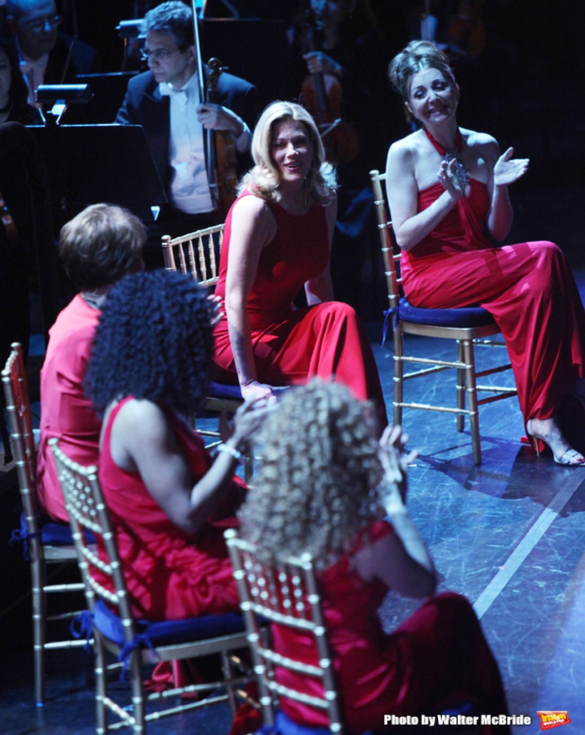 Marin Mazzie performing in the New York Philharmonic Gala Evening,SONDHEIM: The Birthday Concert at Avery Fisher Hall, NYC. March 15, 2010 at 