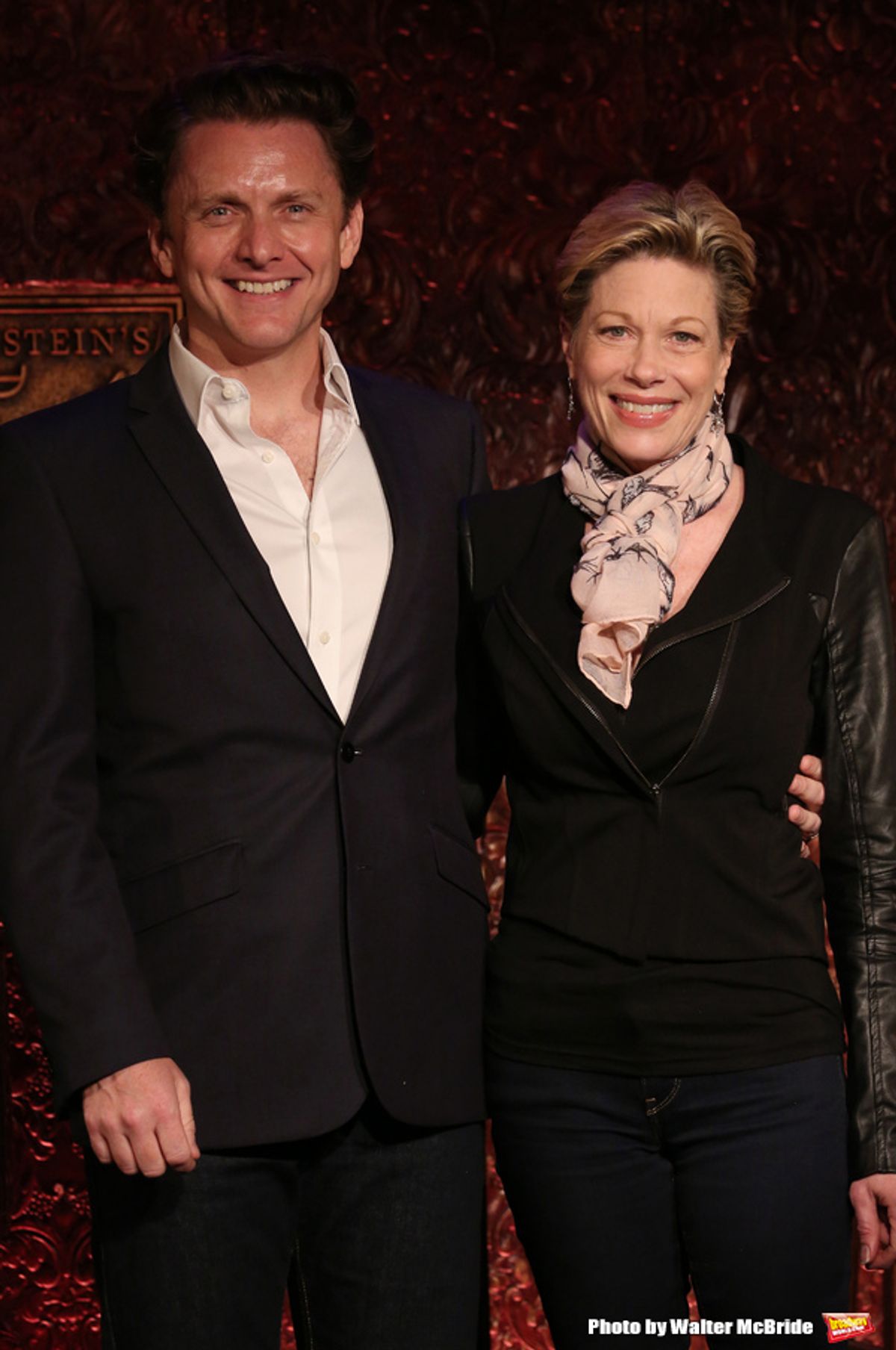 Jason Danieley and Marin Mazzie preview their show 'Broadway & Beyond'  at Feinsteins/54 Below on May 8, 2017 in New York City. at 