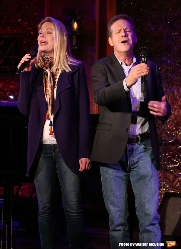 Martin Moran with guest artist  Marin Mazzie preview  'Moran & Thalken & Friends' at  Photo