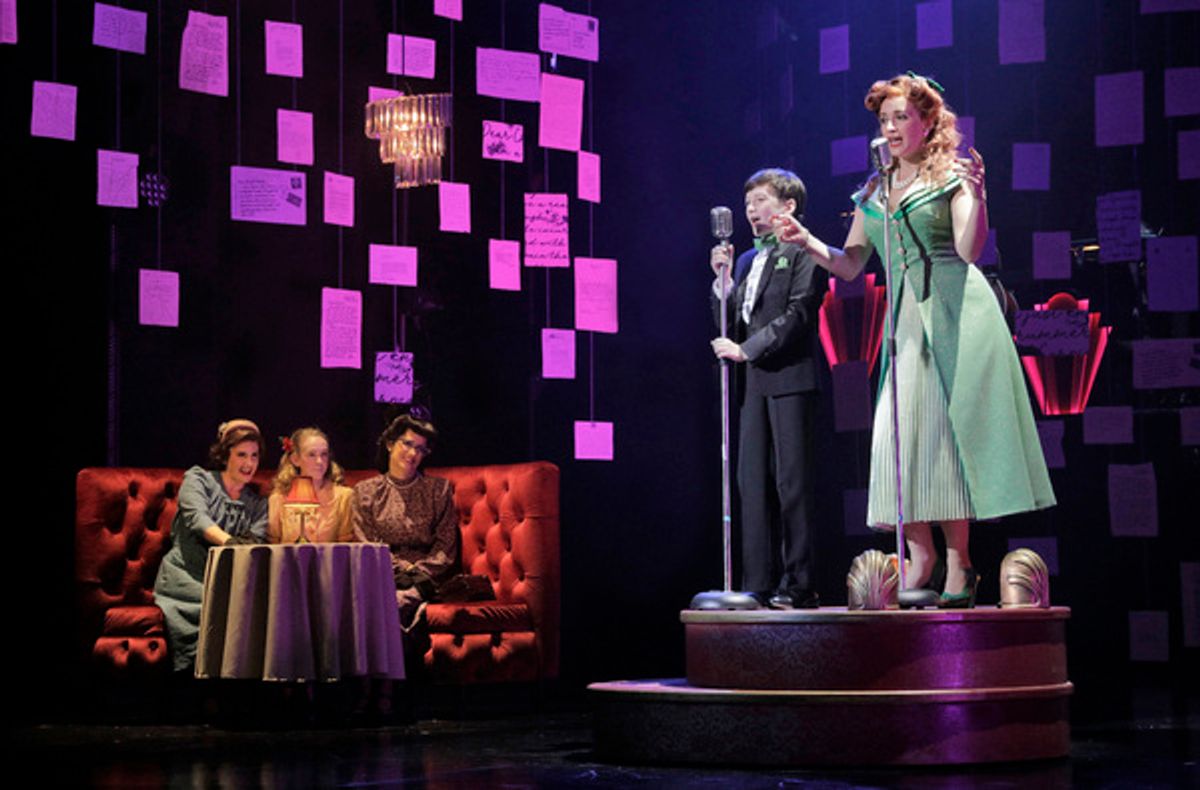 Lauren Braton, Josephine Pellow, Katie Karel, Robbie Berson and Emily Padgett in LAST DAYS OF SUMMER at 