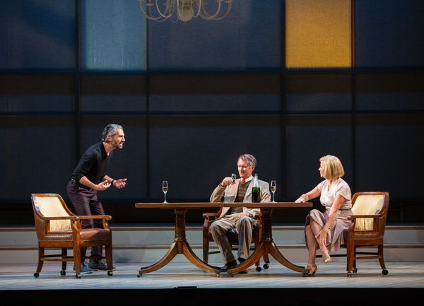 Ben Cherry (Uri Savir), Jeff Talbott (Terje Rod-Larsen) and Kate Middleton (Mona Juul Photo