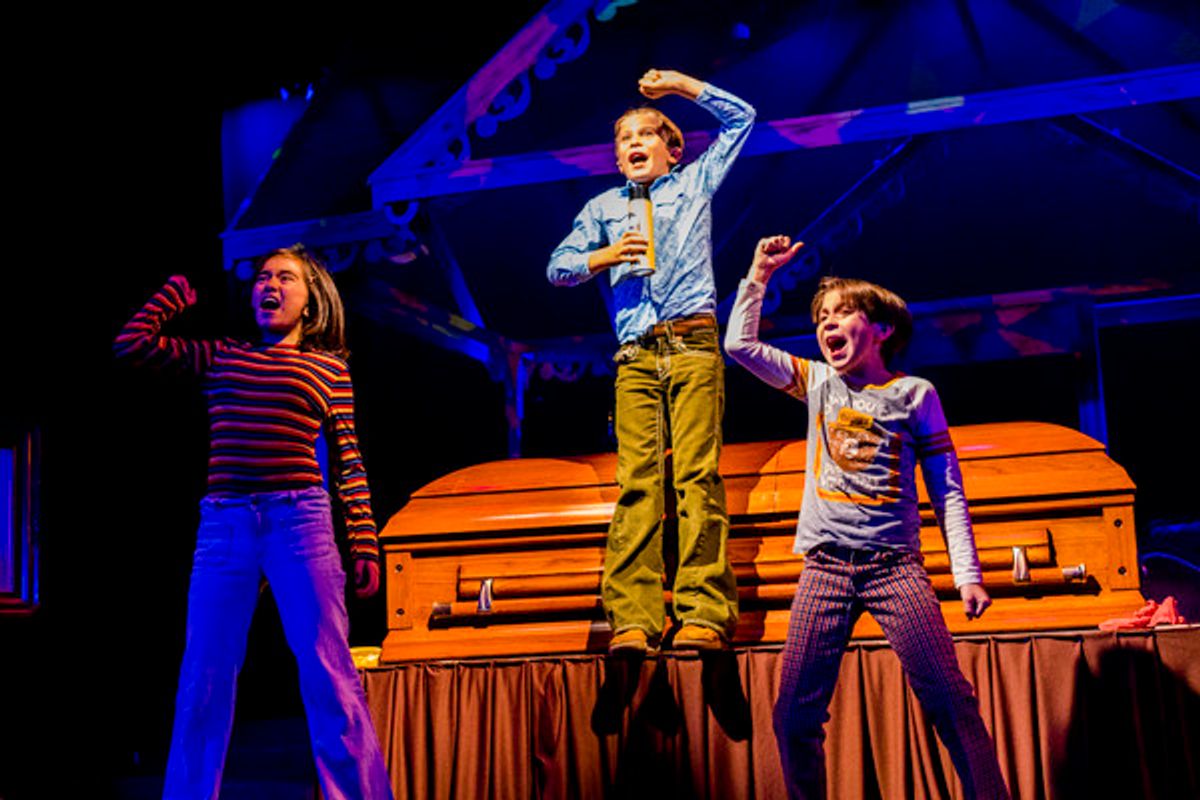  Isabella Pruter, Hayden Crocker, and Jacob Farry at 