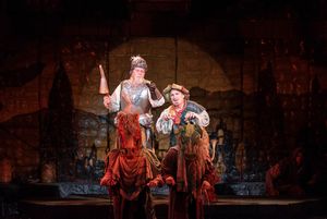 Richard Todd Adams (Don Quixote) and Carlos Lopez (Sancho Panza) @ BroadwayWorld Richard Todd Adams (Don Quixote) and Carlos Lopez (Sancho Panza) Photo