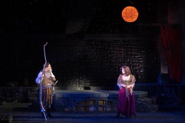Richard Todd Adams (Don Quixote) and Janet Dacal (Aldonza)	 Photo