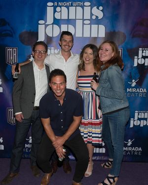 Brent Crayon, Alex Prezzano, PJ Holaday, Paige McNamara, and Production Stage Manager Photo