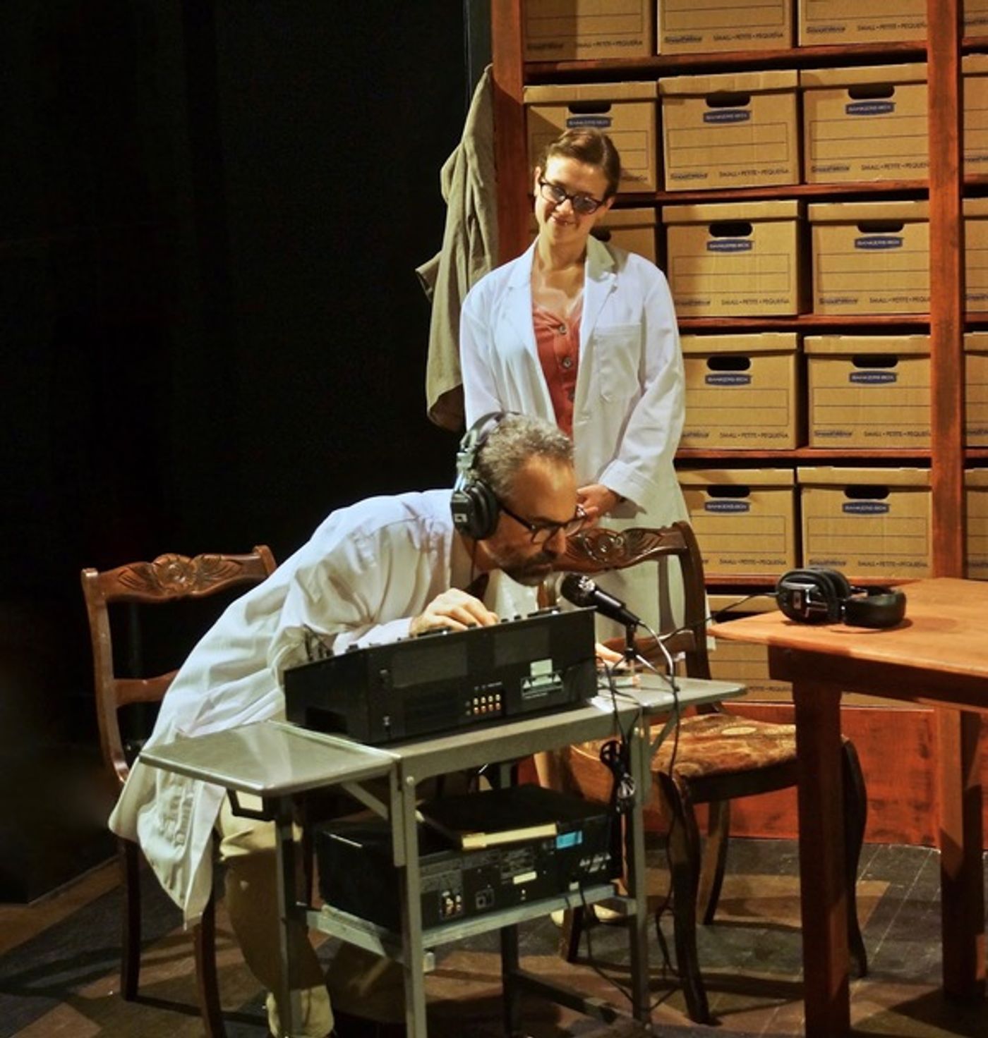 Photo Flash: First Look at Mad Horse Theatre's THE LANGUAGE ARCHIVE Photo Flash: First Look at Mad Horse Theatre's THE LANGUAGE ARCHIVE Image