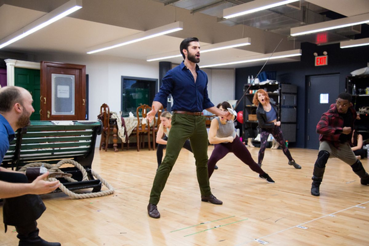 Jeff Sullivan and the cast of FINDING NEVERLAND at 