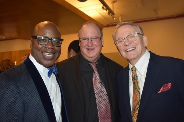 Aaron Lee Battle, Eugene Gwozdz and Bob Mackie Photo