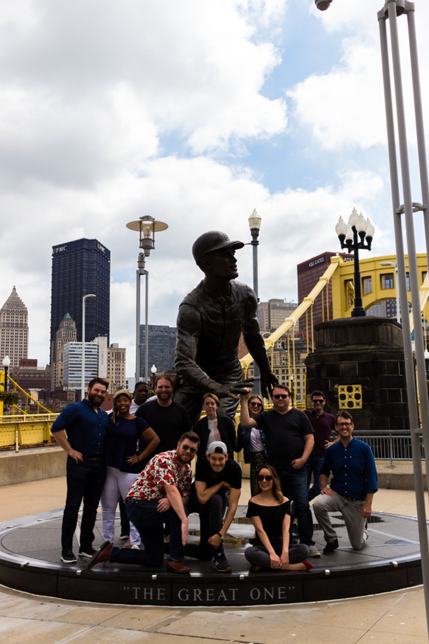 Photo Flash: THE PLAY THAT GOES WRONG Tour Cast Explores Pittsburgh Photo Flash: THE PLAY THAT GOES WRONG Tour Cast Explores Pittsburgh Image