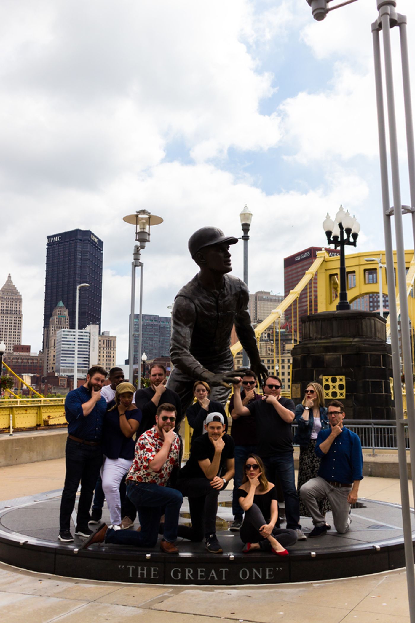 Photo Flash: THE PLAY THAT GOES WRONG Tour Cast Explores Pittsburgh Photo Flash: THE PLAY THAT GOES WRONG Tour Cast Explores Pittsburgh Image