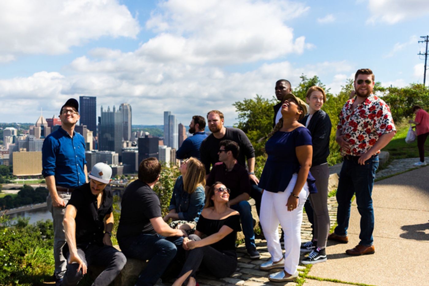 Photo Flash: THE PLAY THAT GOES WRONG Tour Cast Explores Pittsburgh Photo Flash: THE PLAY THAT GOES WRONG Tour Cast Explores Pittsburgh Image