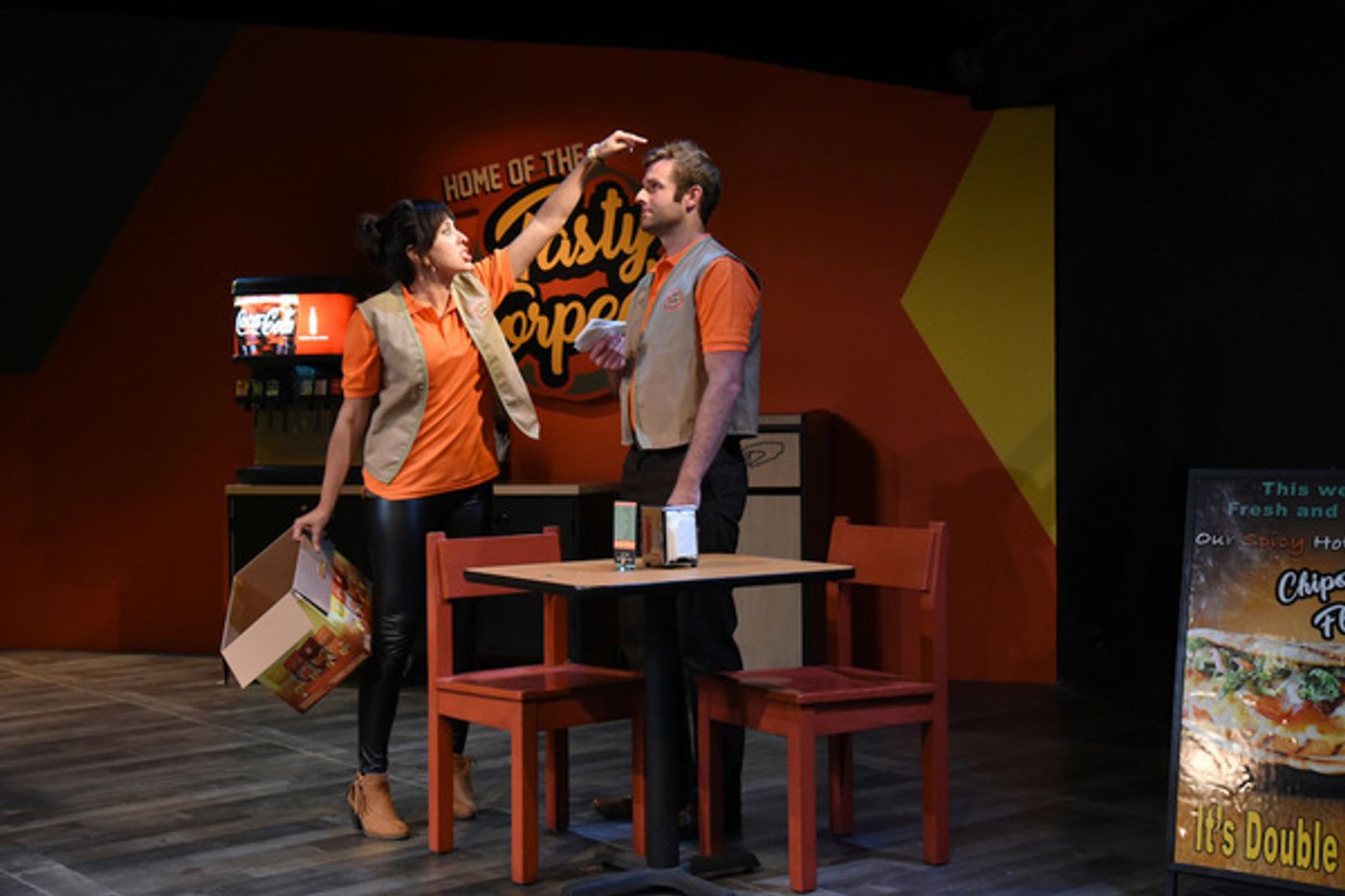 Photo Flash: Bess Wohl's Darkly Comic AMERICAN HERO Opens IAMA Season Photo Flash: Bess Wohl's Darkly Comic AMERICAN HERO Opens IAMA Season Image