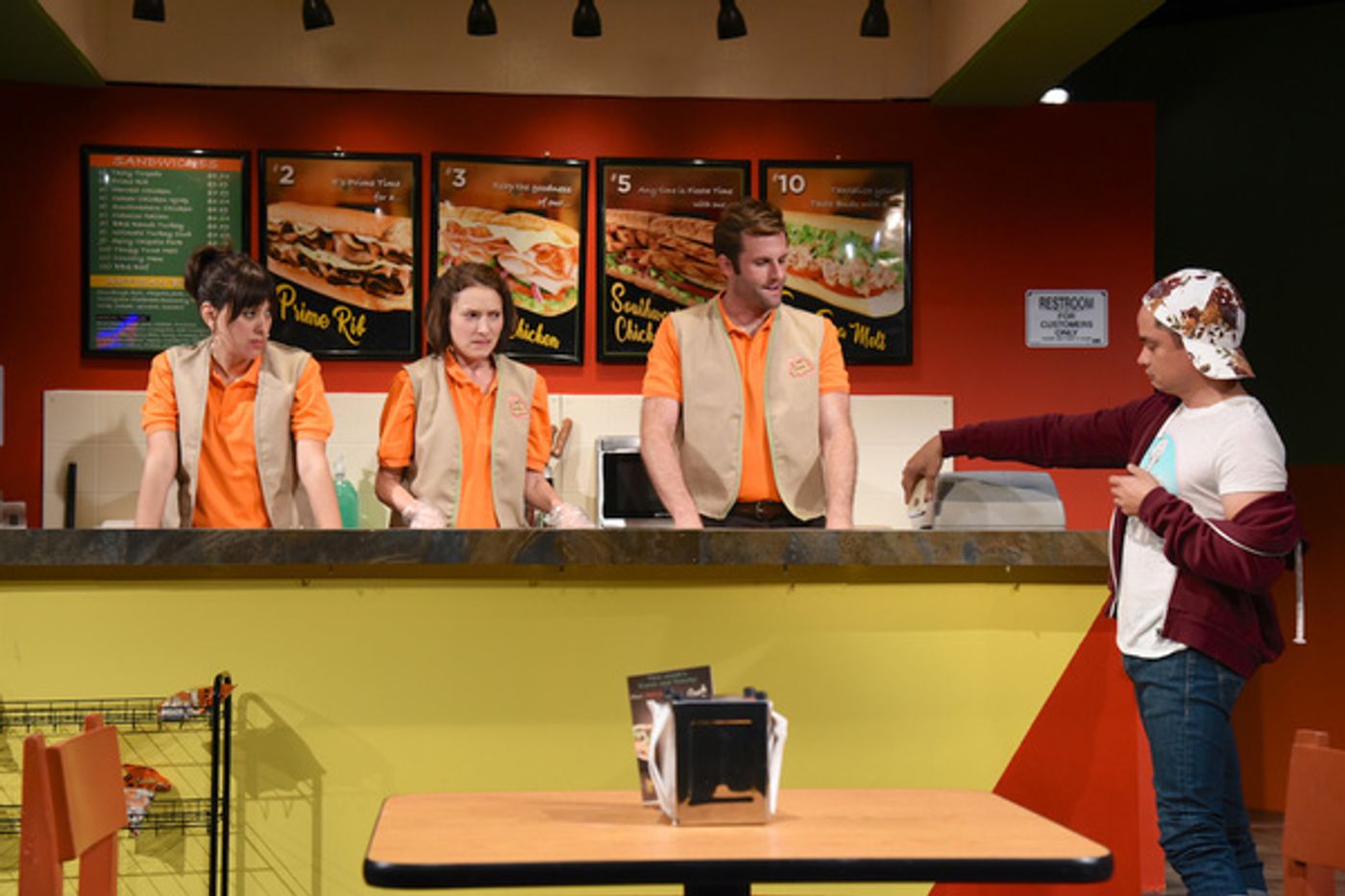 Photo Flash: Bess Wohl's Darkly Comic AMERICAN HERO Opens IAMA Season Photo Flash: Bess Wohl's Darkly Comic AMERICAN HERO Opens IAMA Season Image