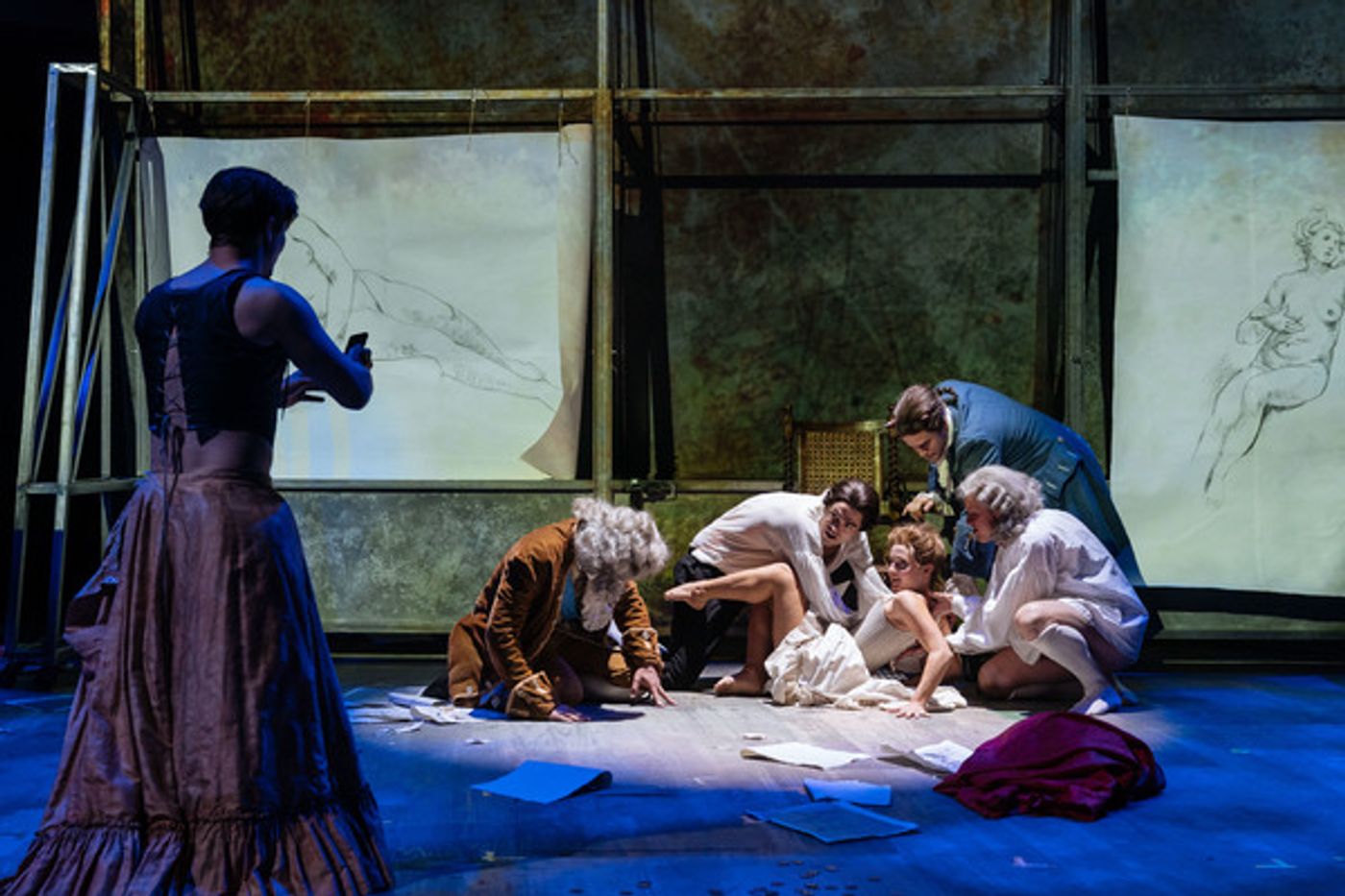 Photo Flash: First Look at THE ART OF SUCCESS the first part of double-bill HOGARTH'S PROGRESS at Rose Theatre Kingston  Image