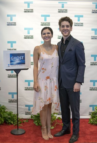 Lead actors Courtney Mack and Garrett Lutz at the Opening Night of Ghost The Musical  Photo
