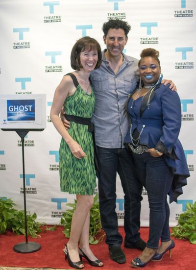 Director Linda Fortunato and her actor husband Sean Fortunato with lead actor Donica  Photo
