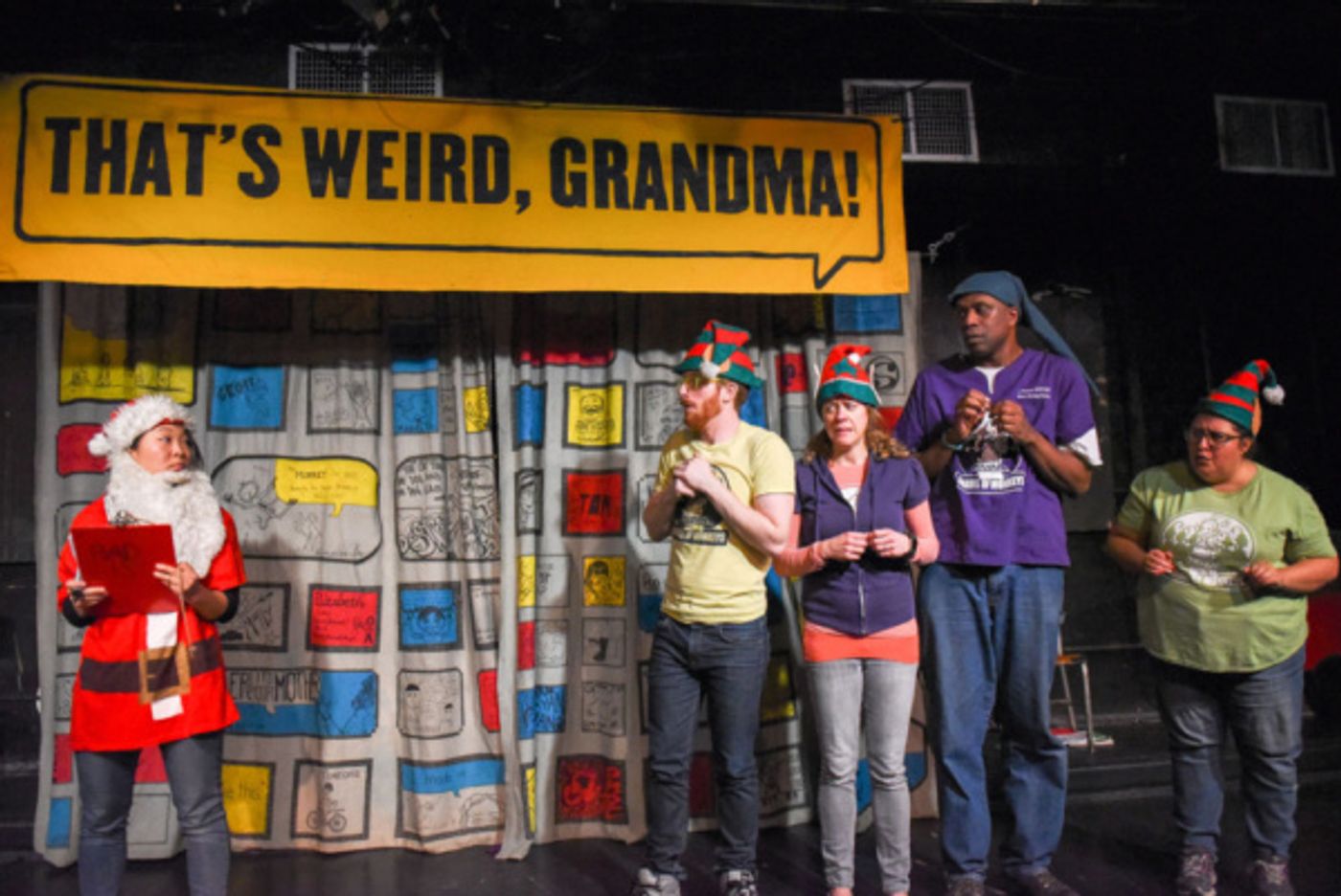Photo Flash: Barrel Of Monkeys' THAT'S WEIRD, GRANDMA Will Ring In The Holidays At The Neo-Futurist Theater  Image