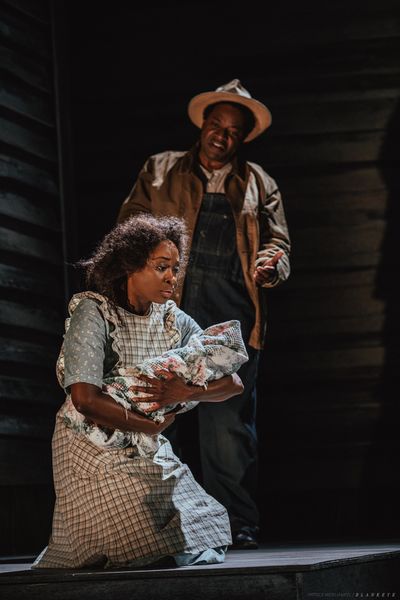  Felicia Boswell as Celie and C. Mingo Long as Pa Photo
