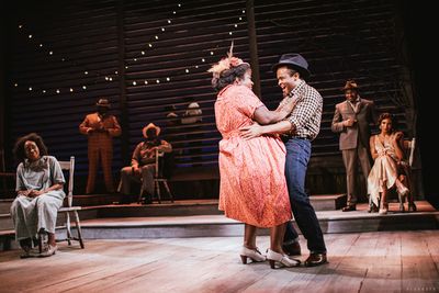 Felicia Boswell as Celie and Danea C. Osseni Photo