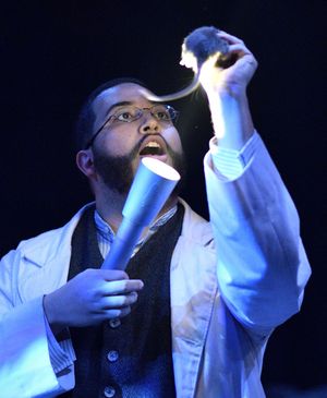 Jonathan Moises Olivares in DRACULA, 2018. Photo by Jonathan Roberts.  Photo