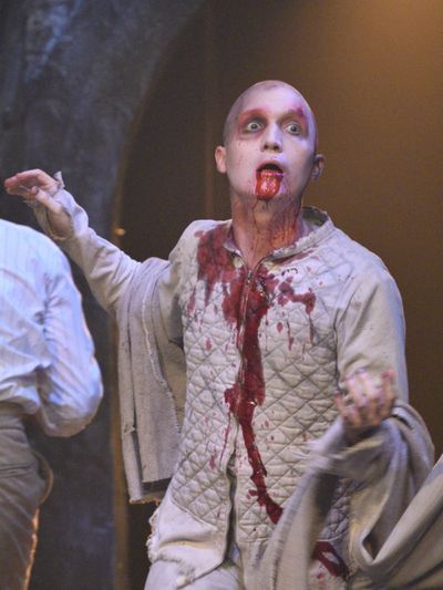 Neill Robertson in DRACULA, 2018. Photo by Jonathan Roberts.  Photo