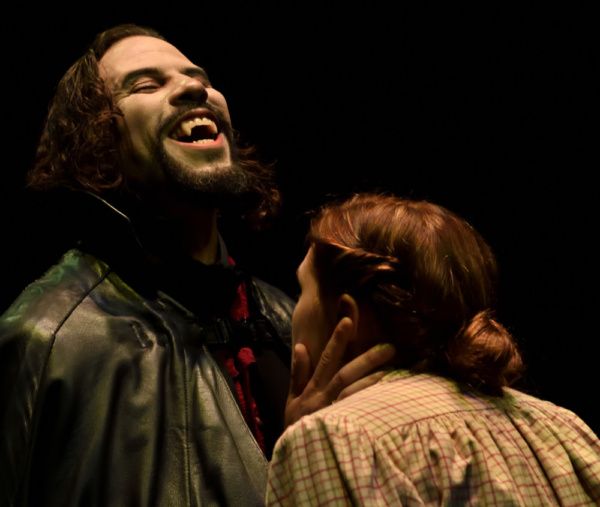 Santino Craven and Silvia Bond in DRACULA, 2018. Photo by Jonathan Roberts.  Photo