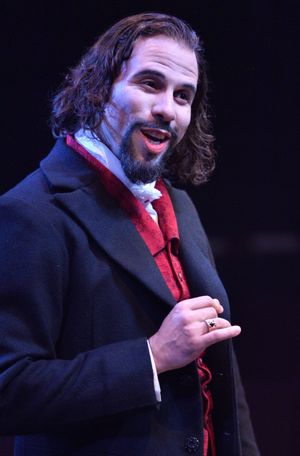 Santino Craven in DRACULA, 2018. Photo by Jonathan Roberts.  Photo