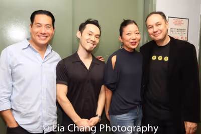 Director Darren Lee, Composer Paul Fujimoto, Producer and Book Writer Lainie Sakakura Photo