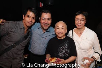 Telly Leung, Alan Ariano, Lori Tan Chinn and Tisa Chang Photo