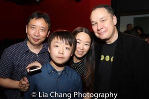 Jeffrey Li with his parents and Jamie Ford @ BroadwayWorld Jeffrey Li with his parents and Jamie Ford Photo