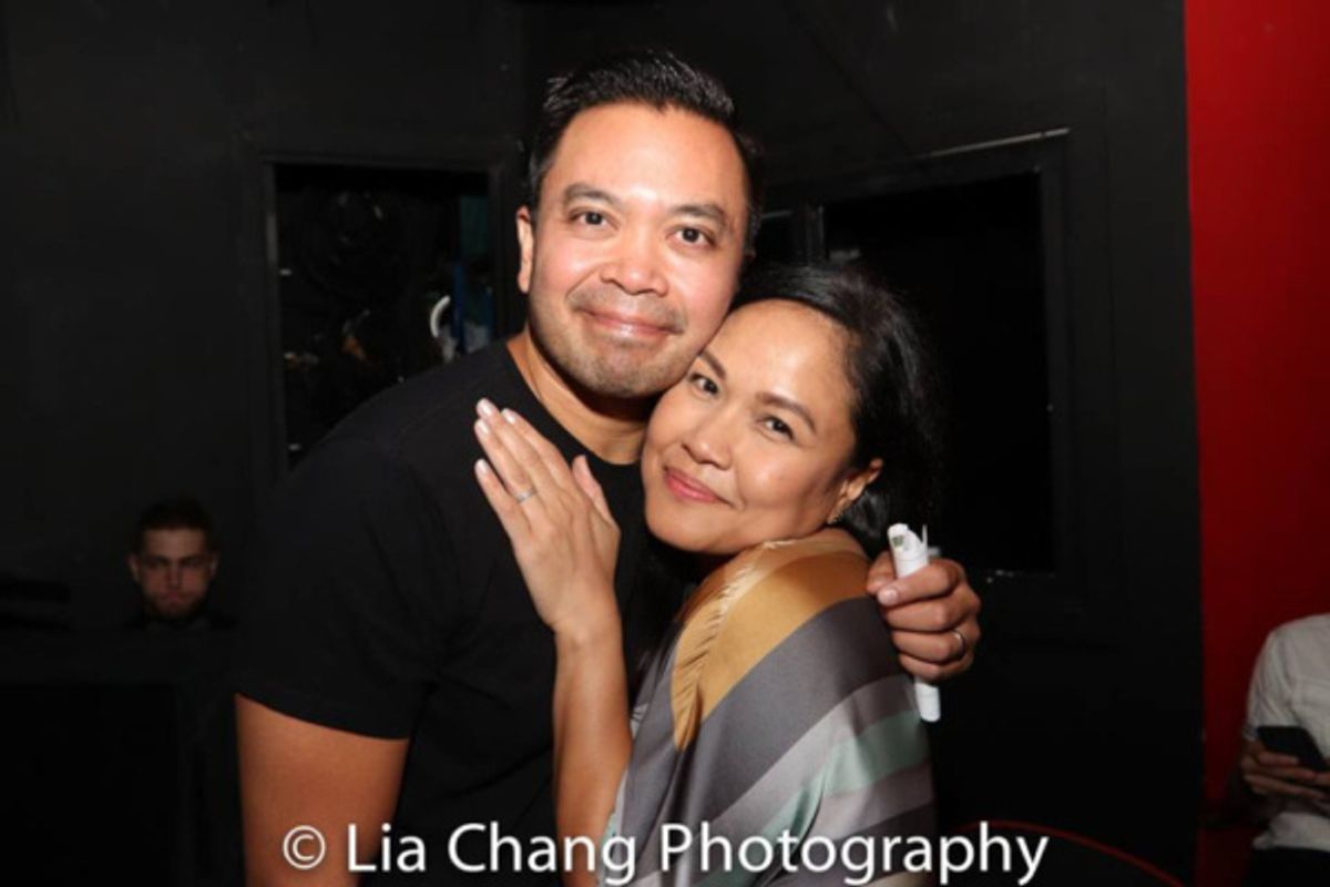 Jose Llana and Joan Almedilla at 