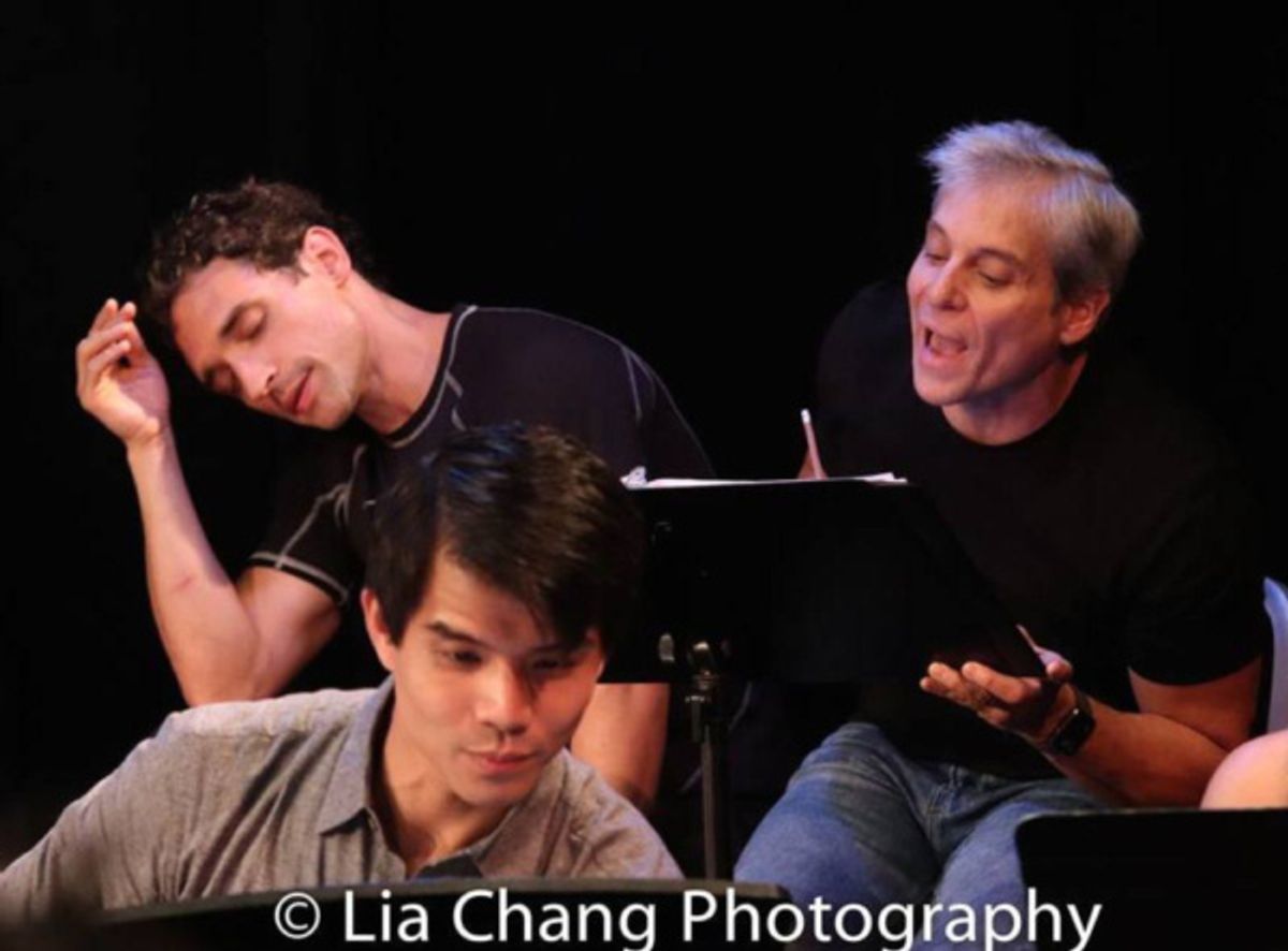 Telly Leung, Rick Faugno, Alex Sanchez at 