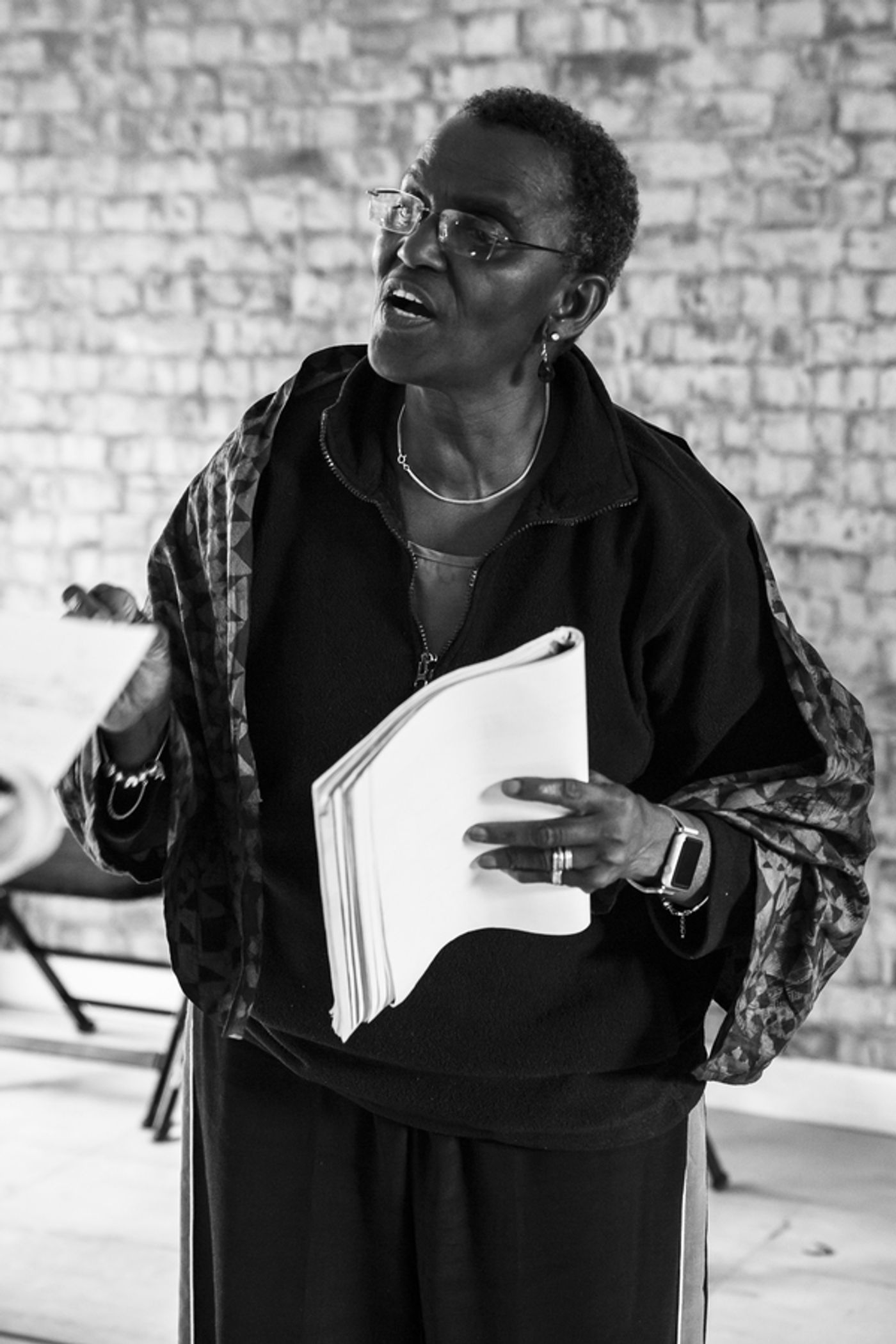 Photo Flash: In Rehearsal with Park Theatre's BULLET HOLE  Image