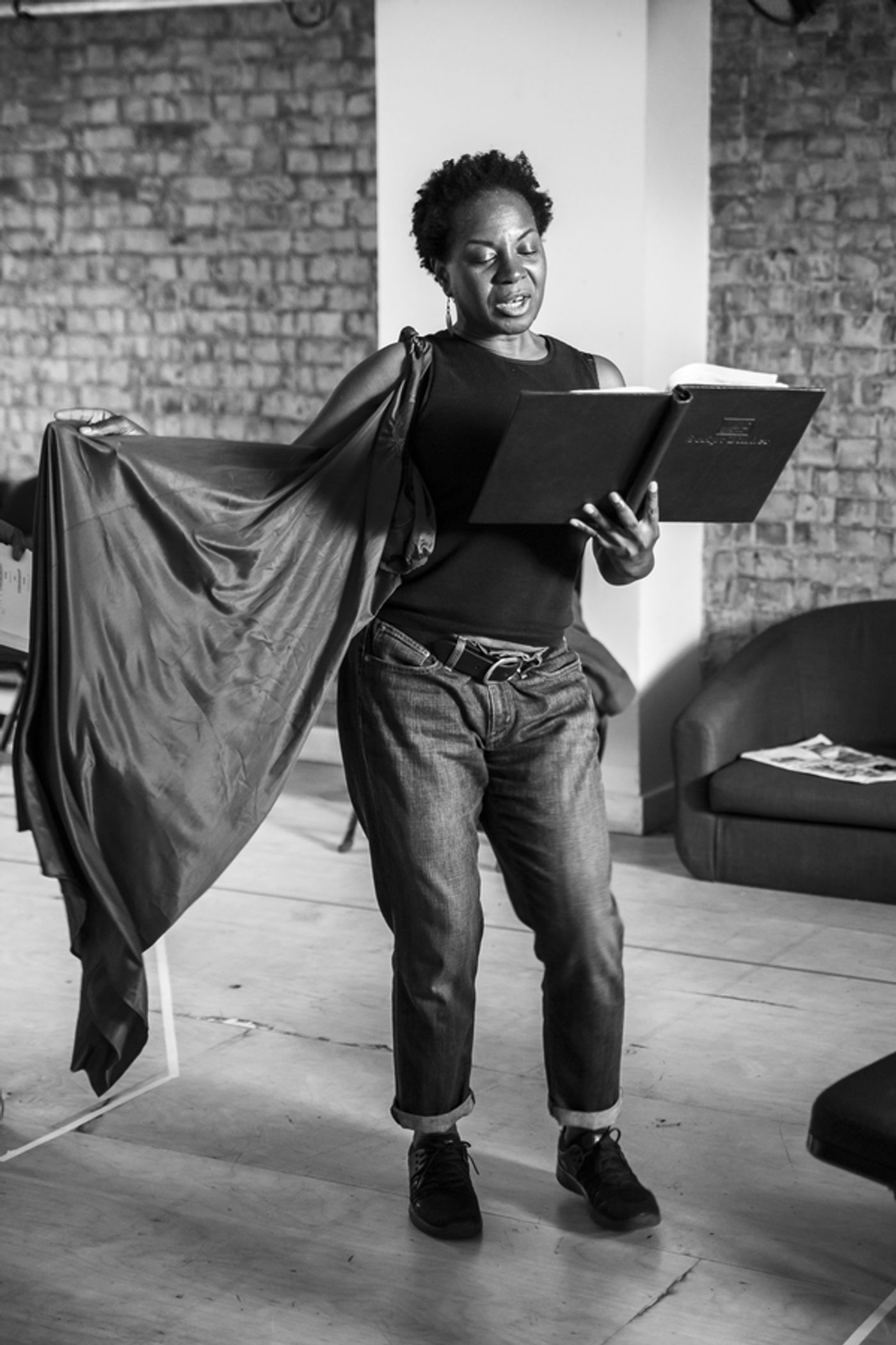 Photo Flash: In Rehearsal with Park Theatre's BULLET HOLE  Image