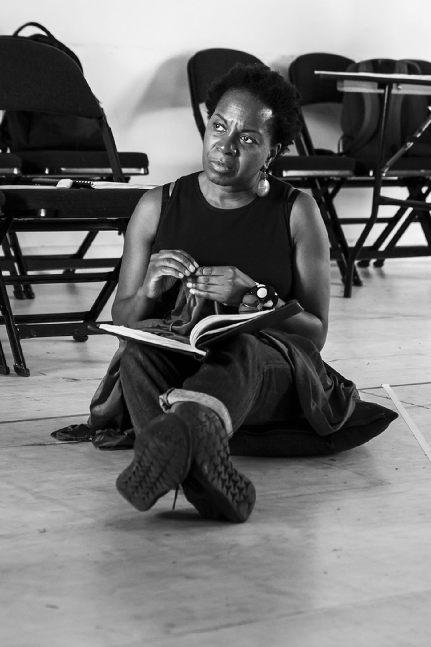 Photo Flash: In Rehearsal with Park Theatre's BULLET HOLE  Image