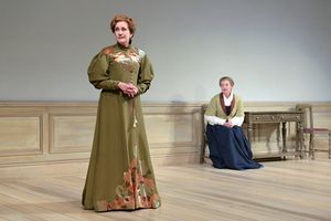 Mary Beth Fisher (Nora) and Nancy E. Carroll (Anne Marie) in Berkeley Rep’s production of â€"A Doll’s House, Part 2†directed by Les Waters. @ BroadwayWorld Mary Beth Fisher (Nora) and Nancy E. Carroll (Anne Marie) in Berkeley Rep’s pr Photo