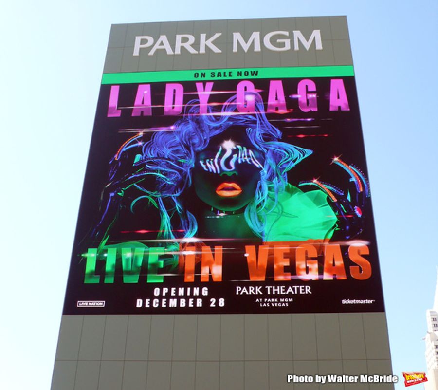 Up on the Marquee: LADY GAGA ENIGMA Live in Vegas Image